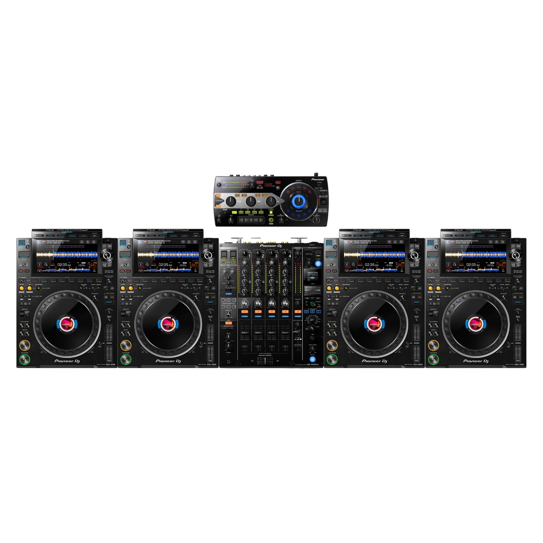 KIT 4x CDJ 3000 + RMX-1000